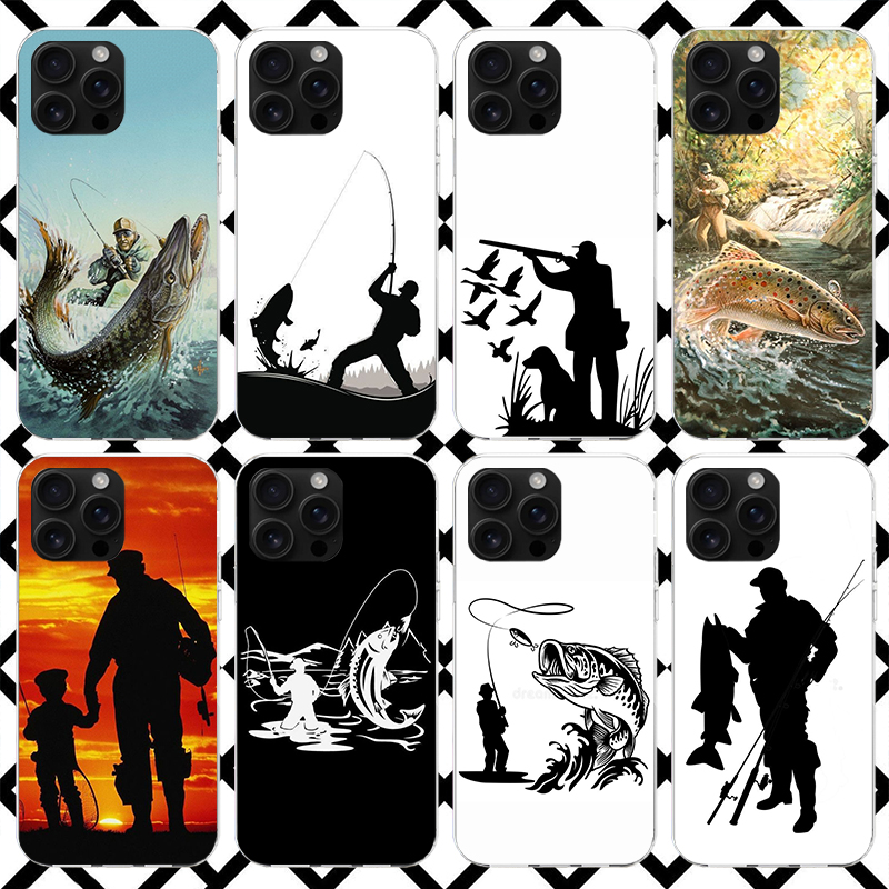 Hunting Quotes - Hunting Fishing Man Phone Case for