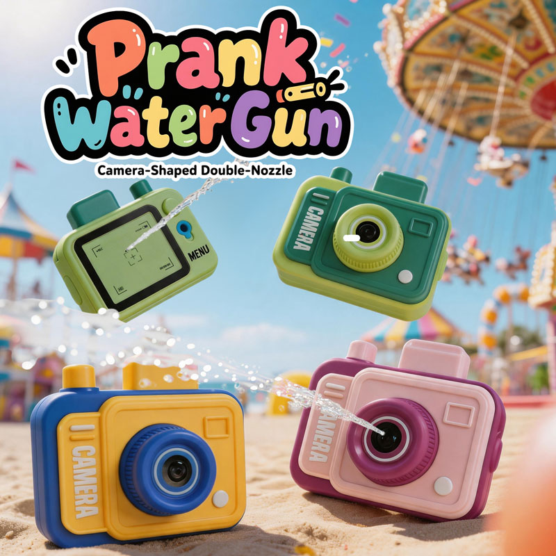 Outdoor Hunting Toys - Double-sided Water Gun Camera Water Prank