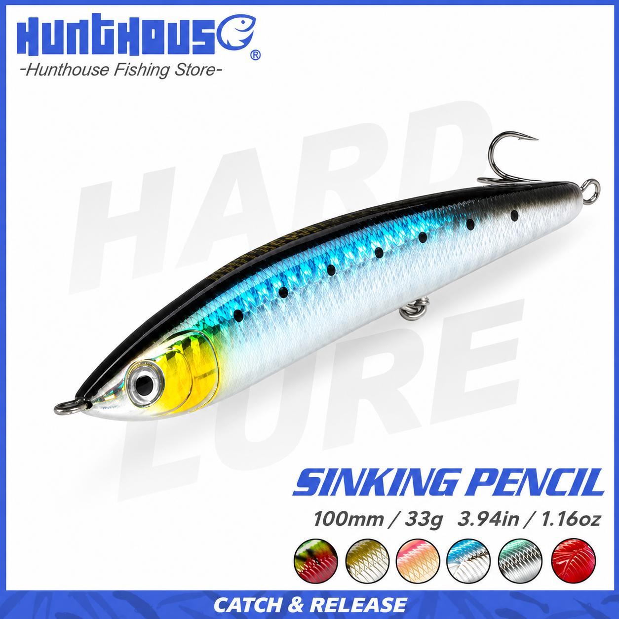 Hunting Quotes - Hunthouse Sinking Pencil Fishing Lure 100mm