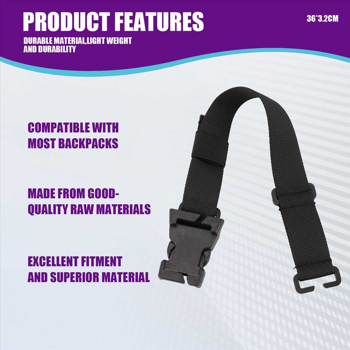 Outdoor Hunting Bag - [MEGAL SALE]4Pcs Molle Straps Backpack Vest