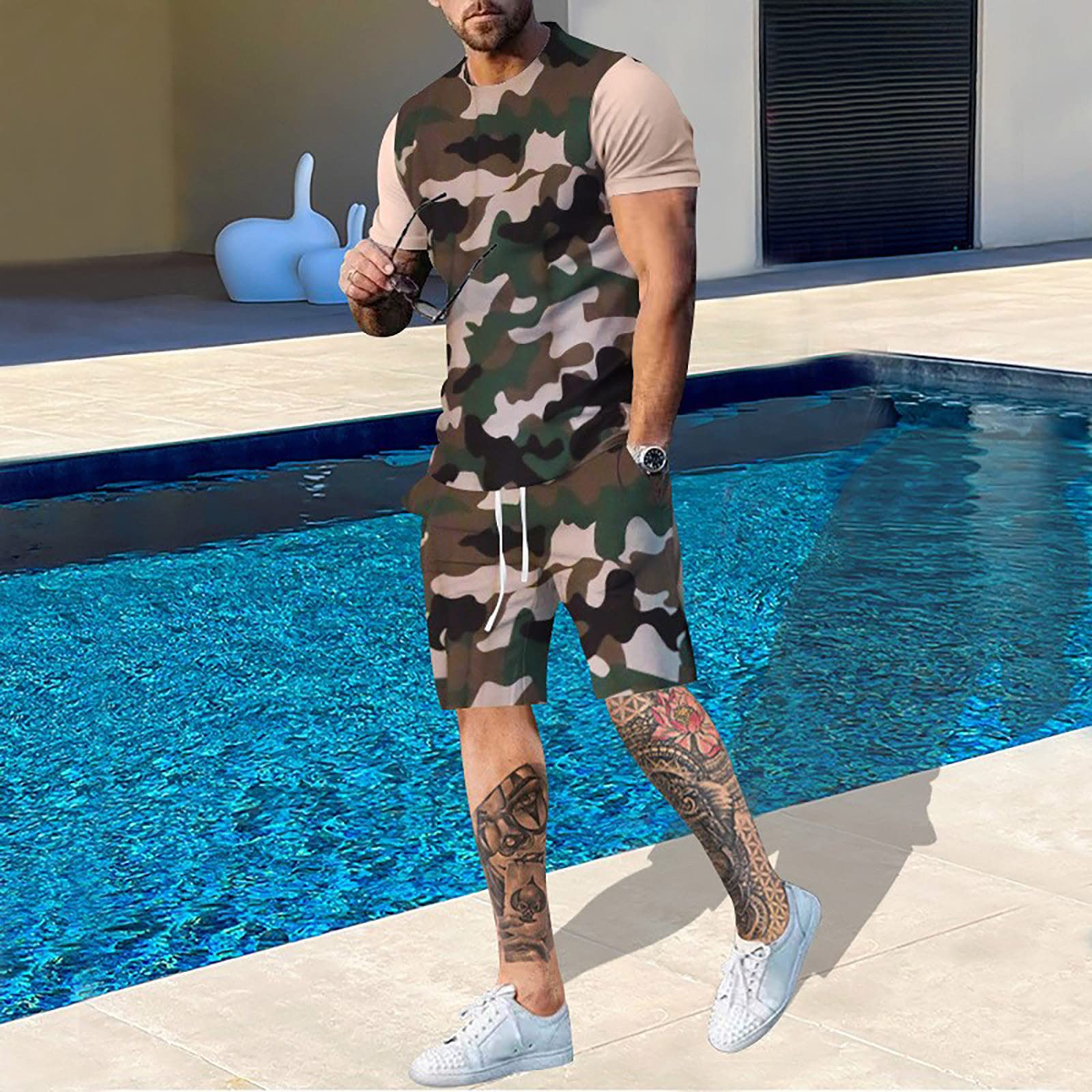 Summer Men Camouflage T shirt  - đánh giá và giá Outdoor Hunting Outfit