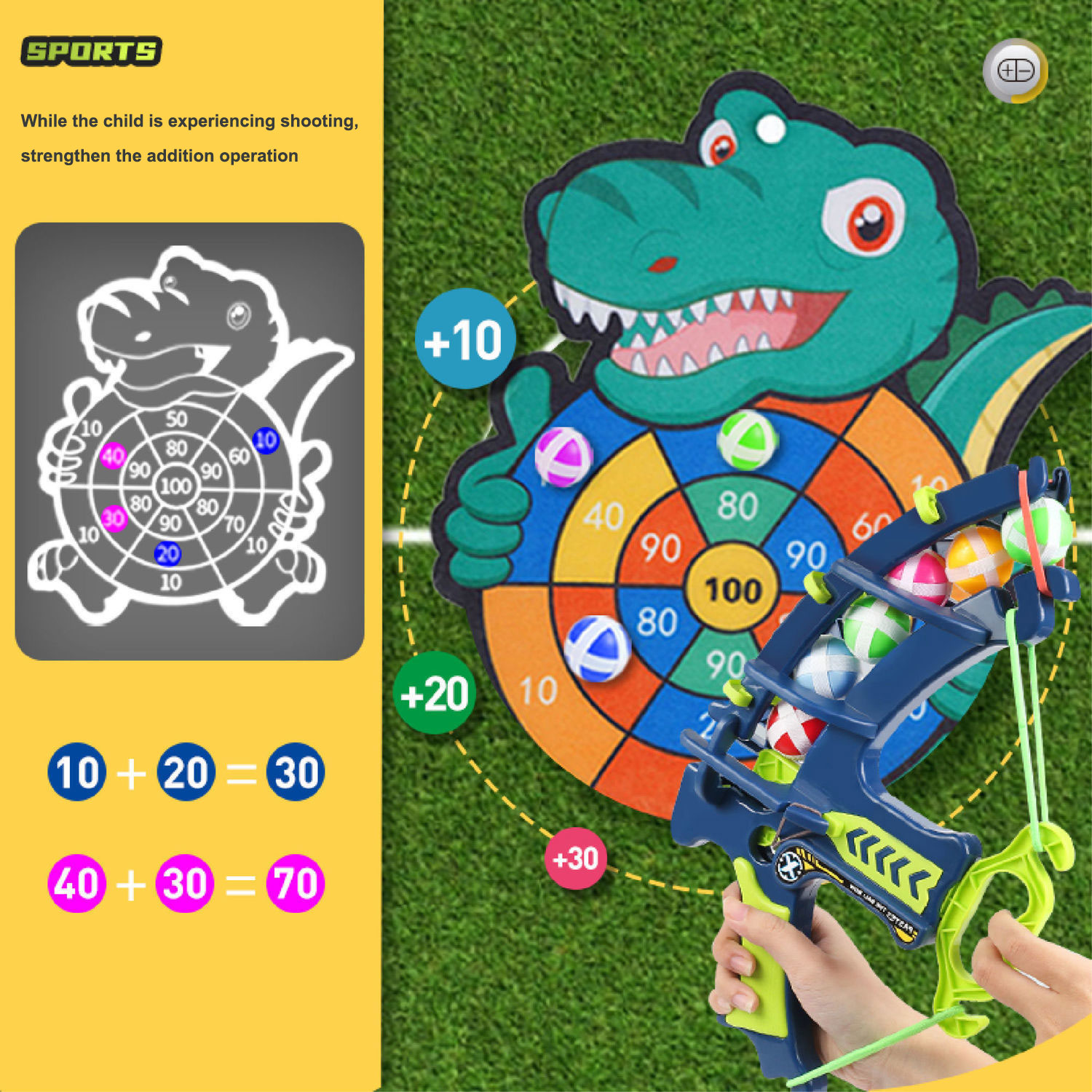 Montessori Ném Thể Thao Súng C - đánh giá và giá Outdoor Hunting Toys