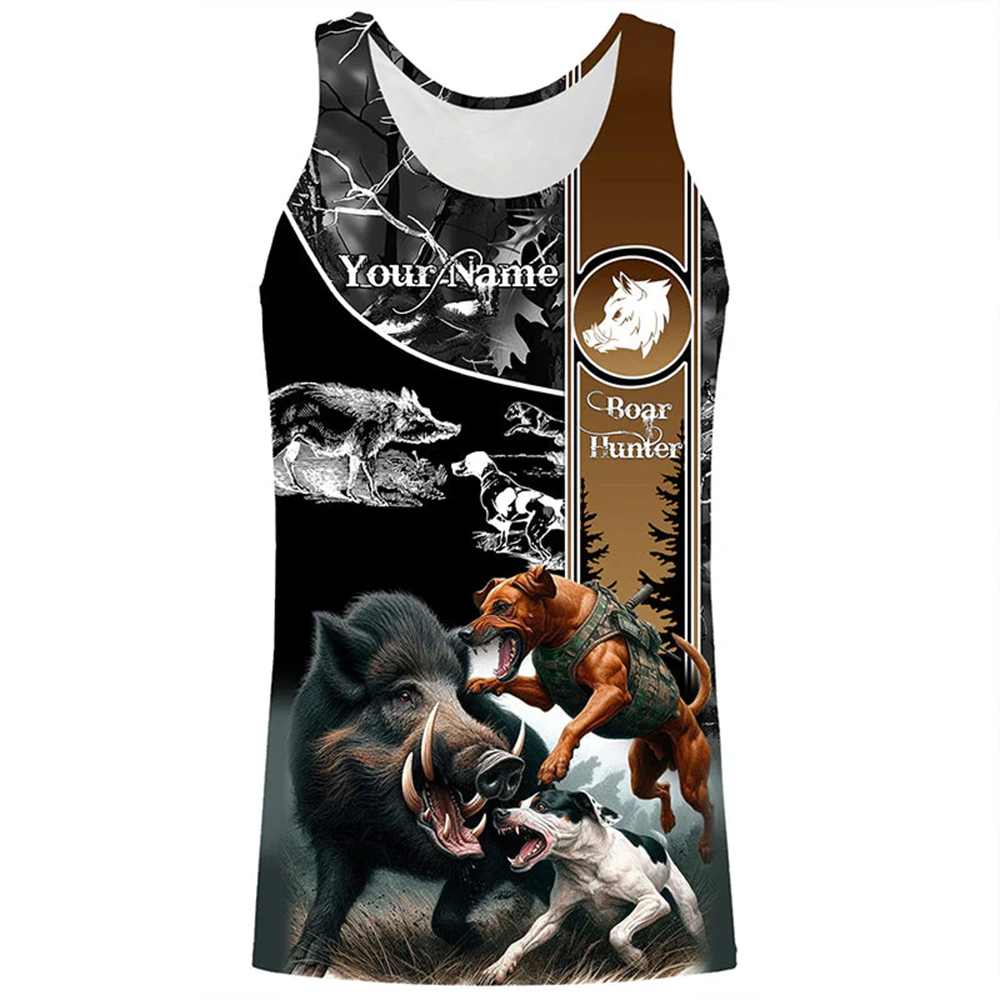 Custom Name Boar Hunter Tank T - đánh giá và giá Outdoor Hunting Names