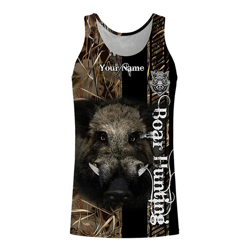 Custom Name Boar Hunter Tank T - đánh giá và giá Outdoor Hunting Names