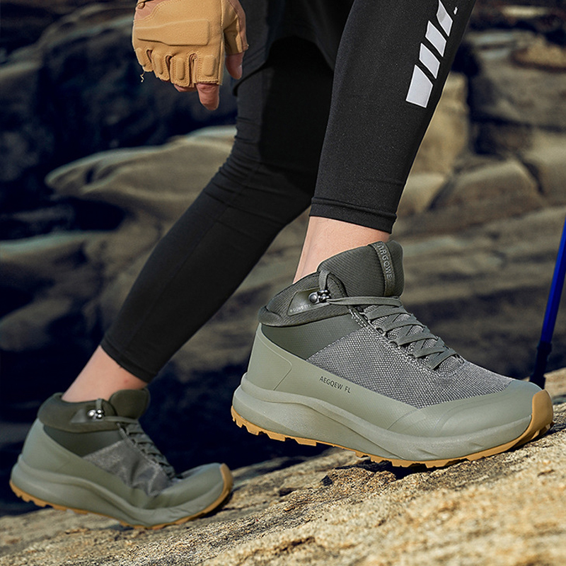 High Top Hiking Shoes Men Luxu - đánh giá và giá Hunting Outdoor Brand