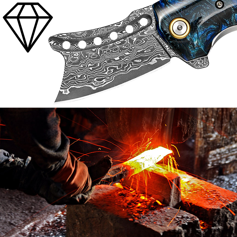 Handmade Damascus Steel Pocket - đánh giá và giá Hunting Camp Outdoor Kitchen