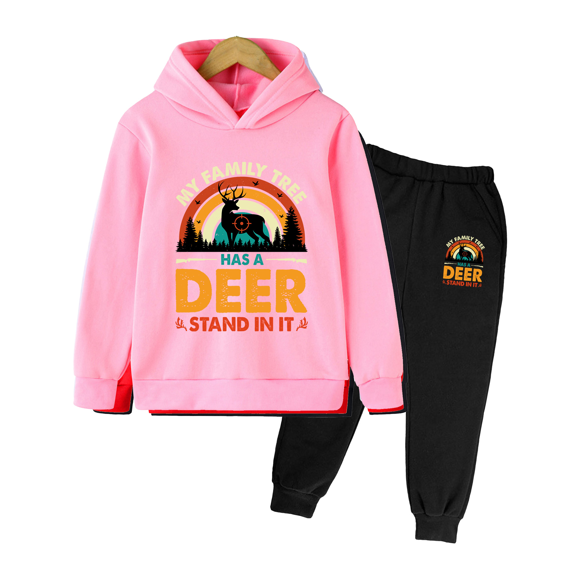 Kids Hoodie & Sweatpants Set,  - đánh giá và giá Outdoor Hunting Outfit