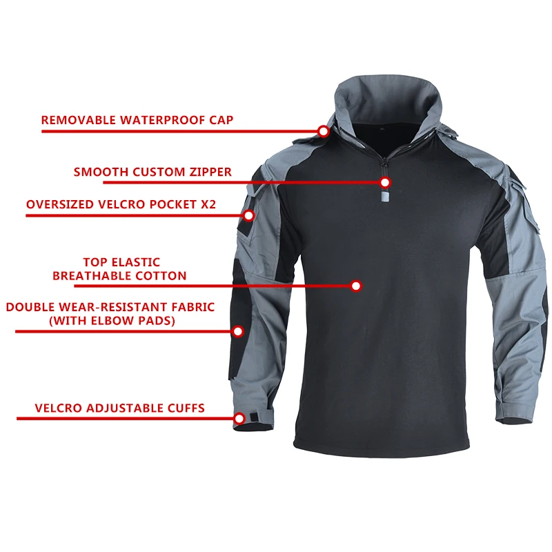 Men Outdoor Tactical Camo Unif - đánh giá và giá Outdoor Hunting Outfit