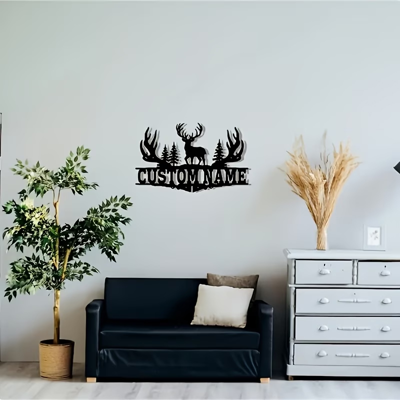 Customizable Rustic Deer Antle - đánh giá và giá Outdoor Hunting Names