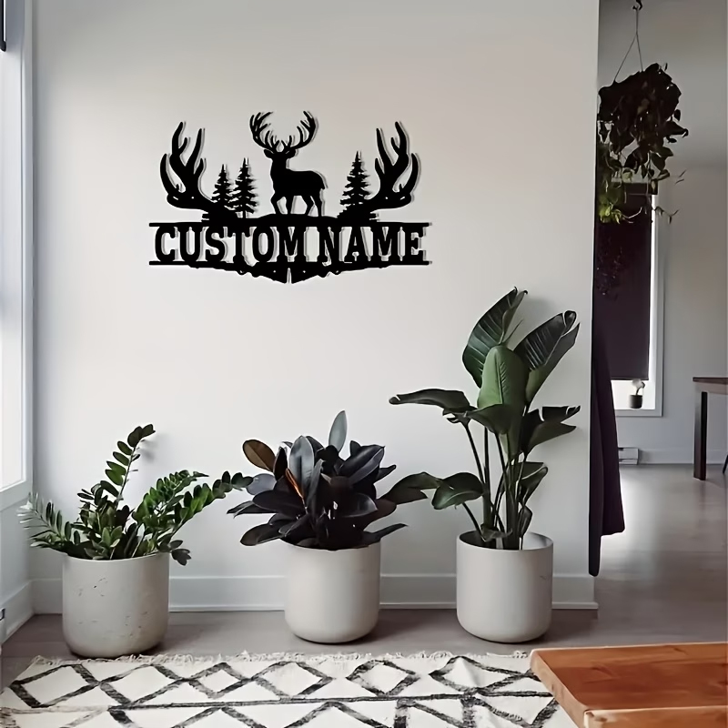 Customizable Rustic Deer Antle - đánh giá và giá Outdoor Hunting Names