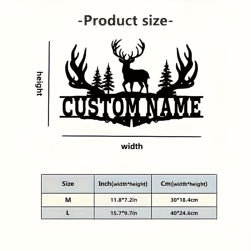 Customizable Rustic Deer Antle - đánh giá và giá Outdoor Hunting Names