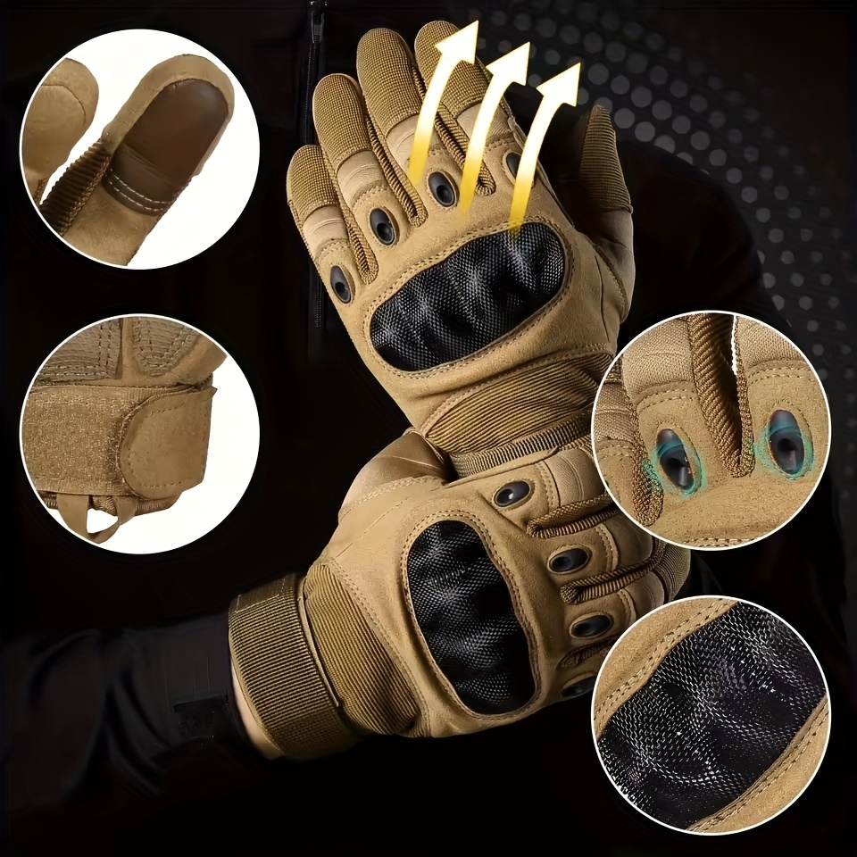 New Men's Full Finger Tactical - đánh giá và giá Outdoor Hunting Gloves