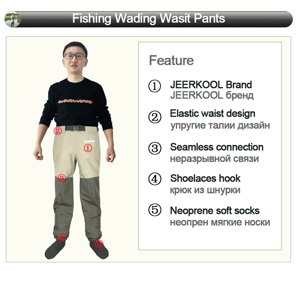 Câu Cá Waders Cá Lội Quần Ban  - đánh giá và giá Fishing Waders Breathable