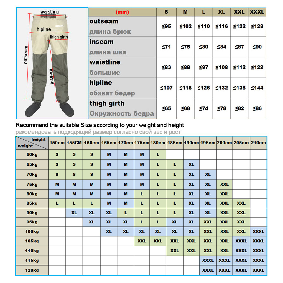 Câu Cá Waders Cá Lội Quần Ban  - đánh giá và giá Fishing Waders Breathable