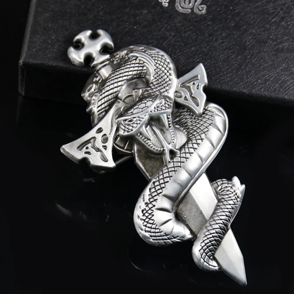 Snake Totem Knife Sword Belt B - đánh giá và giá Outdoor Hunting Outfit