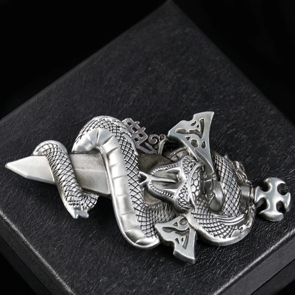 Snake Totem Knife Sword Belt B - đánh giá và giá Outdoor Hunting Outfit