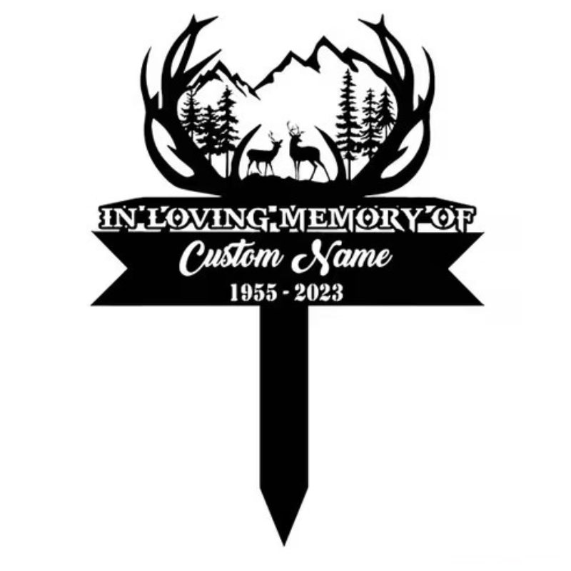 Custom Deer Hunting Memorial S - đánh giá và giá Outdoor Hunting Names