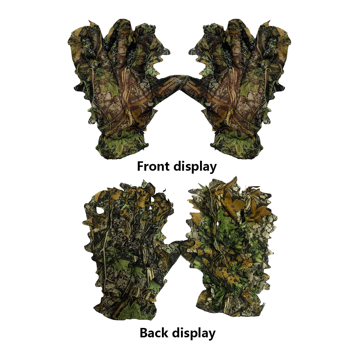 3D Camouflage Leaf Hunting Glo - đánh giá và giá Outdoor Hunting Gloves